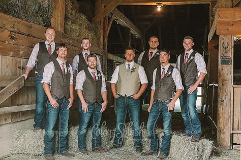 Rustic Groomsmen, Barn Event Center, Country Wedding Groomsmen, Rustic Groomsmen Attire, Rustic Wedding Attire, Groomsmen Party, Wedding Groomsmen Attire, Bridal Party Poses, Mens Wedding Attire