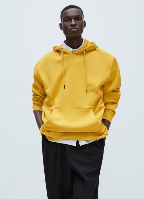 #fashionformen #men’s style#men'sfashion #men'swear #modehomme #hair #haircut #inspiration #style #men #mode #suits #swag #yellow #hoodie Hoddies Outfits, Oversized Hoodie Outfit, Yellow Sweatpants, Grey Pants Outfit, Hoodie Outfit Men, Yellow Clothes, Plastic Fabric, Pants Outfit Men, Hoodie Aesthetic