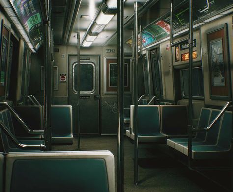 Subway Train, Level Design, U Bahn, Cinematic Photography, City Photography, Unreal Engine, City Aesthetic, Image Hd, Street Photography