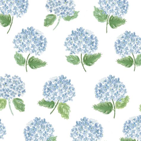 Blue Hydrangeas Gift Wrap image 1 Summer Birthday Gifts, Large Gift Tags, Blue Hydrangeas, Pink Towels, Spring Birthday, Floral Wrapping Paper, Wedding Map, Hello Lovely, Christmas Tree Cards