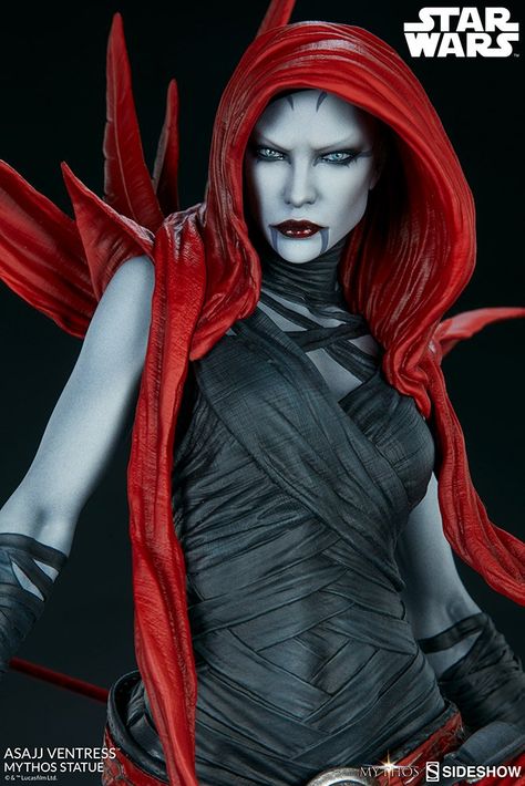 Star Wars Clones, Asajj Ventress, Pale Complexion, Sith Empire, Star Wars Drawings, Marvel Toys, Sideshow Collectibles, Star Wars Clone Wars, Red Hood