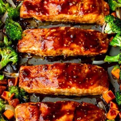 Seafood Archives - Delicious Little Bites Dinner Recipes For Entertaining, Recipes For Entertaining, Salmon Teriyaki Recipe, Salmon And Sweet Potato, Salmon And Broccoli, Crispy Sweet Potato, Easy Salmon Recipes, Teriyaki Salmon, Salmon Dinner