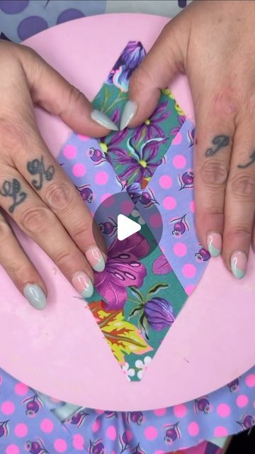 Tula Pink on Instagram: "Matching Diamonds Made Easy! 💎🙌🏼💖

Happy Tuesday! I’m Tula and today I want to show YOU a few tricks I’ve learned over the years to help make your points match up perfectly when sewing diamonds! 💖✨

#TulaPinkUntamed • October ‘24 for @FreeSpiritFabrics

#tulapink #tulapinkfabric #untamedfabric #berninausa #freespiritfabrics #oliso #olisom3pro #tulapinkoliso" Tula Nova, Tula Pink Quilt, Tula Pink Fabric, Quilt Square Patterns, Quilt Square, Free Spirit Fabrics, Tula Pink, Square Patterns, Happy Tuesday