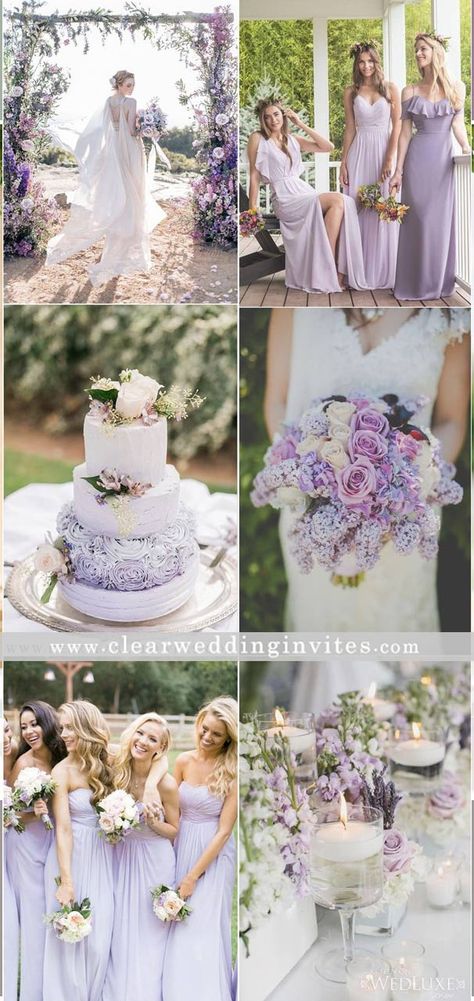 28 Lilac, Dusty Mauve and Sage Wedding Color Ideas for Early Spring – Clear Wedding Invites Wedding Color Scheme, Lavender Bridesmaid, Wedding Themes Spring, Best Wedding Colors, Lavender Bridesmaid Dresses, Vintage Bridesmaid Dresses, Wedding Themes Summer, Wedding Color Combos, Vintage Bridesmaids