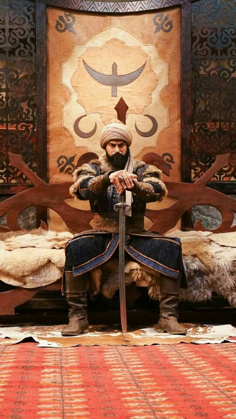 Islamic Worrier Wallpaper, Osman Wallpaper, Famous Warriors, Old Warrior, Phone Wallpaper Boho, Ertugrul Ghazi, Muslim Pictures, Anime Muslim, Best Profile Pictures