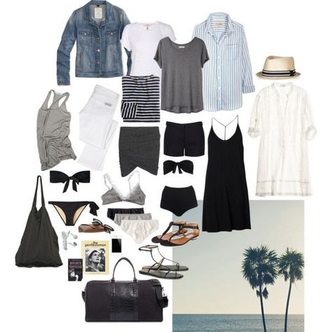 Beach getaway Packing For The Beach, Travel Capsule Wardrobe, Clothes And Shoes, Travel Wardrobe, Marchesa, Vacation Outfits, Looks Style, Outfit Casual, Mode Inspiration