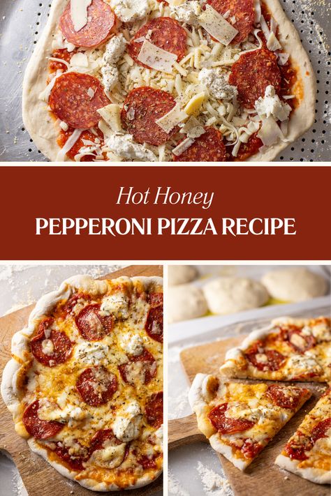 Recipe
KEYWORD
homemade pizza, homemade pizza dough, hot honey pizza, italian pizza dough, pepperoni, pepperoni hot honey pizza, pepperoni pizza, pizza, pizza dough, pizza ideas, pizza recipes, pizza sauce
Let me know in the comments if you loved this recipe for pepperoni pizza with hot honey!

Other recipes you may enjoy:

All Recipes
Dinner Recipes
Pizza Recipes



FacebookPinterestYummlyPrintShare
SHARE THE LOVE
0 
Written By: Taylor Svetlichny  Posted On: October 11, 2024
1 Comment  0 Like Hot Honey Pepperoni Pizza, Honey Pepperoni Pizza, Easy Italian Pizza Dough, Pizza With Hot Honey, Hot Honey Pizza, Pepperoni Pizza Recipe, How To Make Pepperoni, Hot Honey Recipe, Honey Pizza