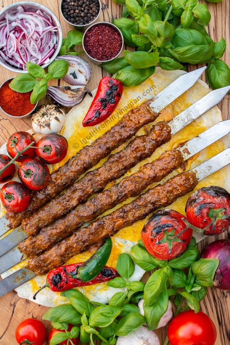 Kabab Koobideh Recipe — I got it from my Maman Kabab Koobideh, Koobideh Recipe, Persian Food Iranian Cuisine, Smoked Dishes, Iranian Cuisine, Persian Cuisine, Kabob Recipes, Clam Recipes, Kebab Recipes