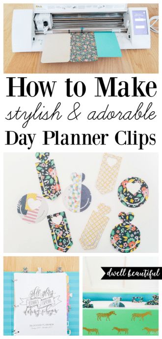 Planner Clips Diy, Make Planner, Paper Clips Diy, Thoughts Journal, Diy Planners, Paperclip Crafts, Diy Scrapbook Paper, Journal Elements, Paper Clip Art