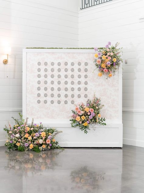 Fun Seating Chart, Boxwood Wall, Fun Seating, Some Wallpaper, With Wallpaper, Seating Chart, Seating Charts, Styled Shoot, Spring Wedding