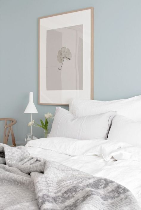 Sleepy blue.  The Best Paint Colors from Sherwin Williams:  10 Best Anything-but-the-Blues Wallpaper Quotes Iphone, Light Blue Grey Paint, Oak Floor Stains, Light Blue Paint Colors, Sleepy Blue, Best Blue Paint Colors, Light Blue Bedroom, Blue Painted Walls, Blue Gray Paint Colors