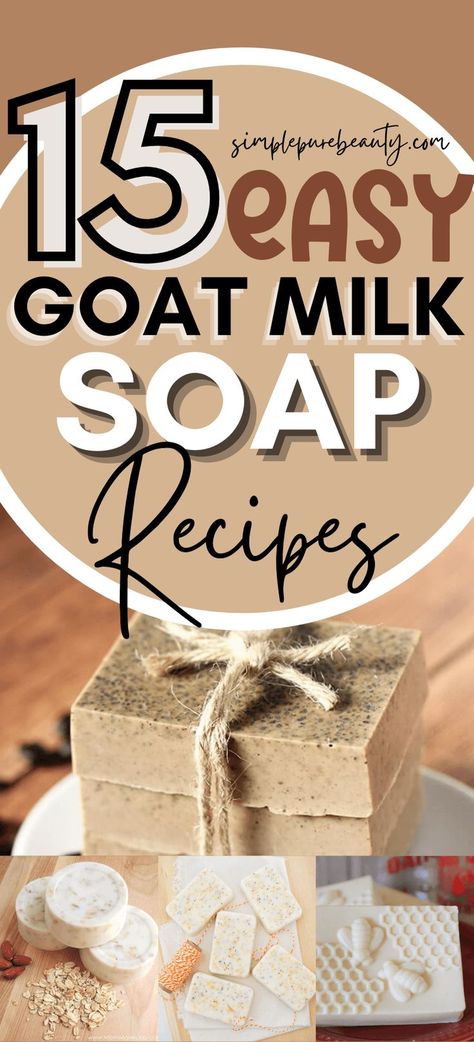 Easy Goat Milk Soap Recipe, Diy Goat Milk Soap, Goat Milk Soap Recipe, Milk Soap Recipe, Homemade Goat Milk Soap, Goat Soap, Natural Soaps Recipes, Goat Milk Recipes, Pumpkin Spice Soap