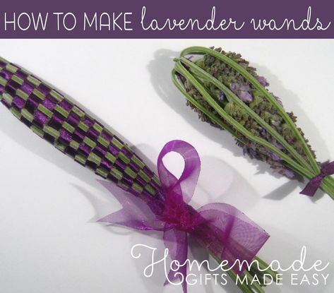 Bath And Body Recipes, Lavender Wand, Recipes Instructions, Dry Lavender, Lavender Wands, Lavender Crafts, Homemade Gift Ideas, Lavender Bath, Witchy Crafts