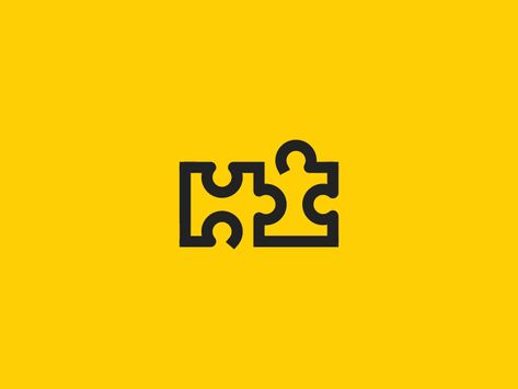 Puzzle Icon by Adam Walsh on Dribbble Puzzle Icon, Coding Logo, Puzzle Graphic, Puzzle Logo, Typo Logo Design, Museum Logo, Photoshop Rendering, Lab Logo, Logo Minimalista