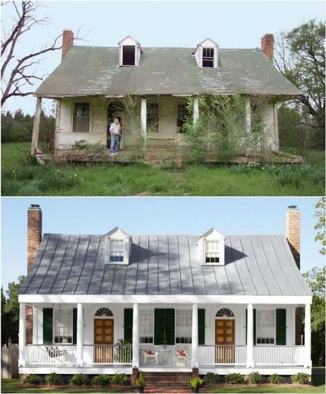 Home Exterior Makeover, Exterior Renovation, Farmhouse Remodel, Fixer Upper Style, Exterior Makeover, Exterior Remodel, Up House, Farmhouse Exterior, House Built