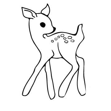 Deforestation Project, Deer Drawing Easy, Deer Outline, Things To Trace, Fawn Tattoo, Tree Painting Easy, Valentines Card Ideas, Spring Drawing, Deer Cartoon