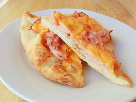 Naan Ham and Cheese Naan Bread Pizza, Cheese Naan, Fried Ham, Ham And Cheese Pinwheels, Recipes With Naan Bread, Ham Sandwiches, Pork Ham, Food Wishes, Sliced Ham