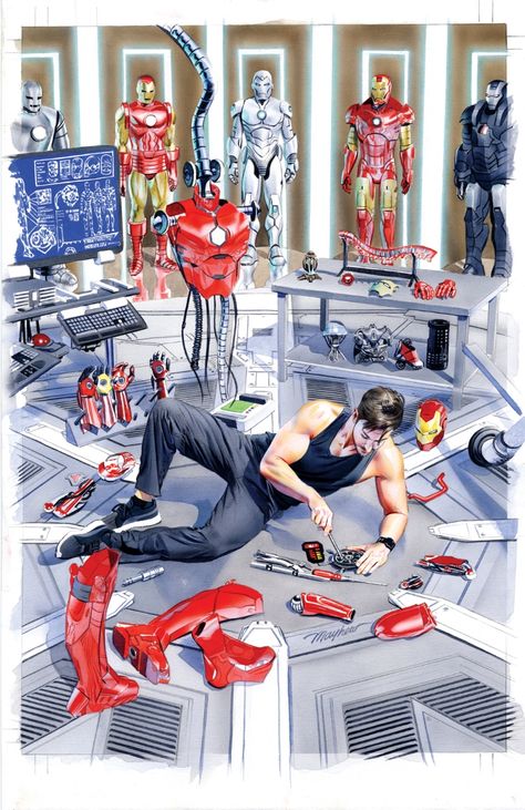 Mike Mayhew, Iron Men 1, Invincible Iron Man, Iron Man Comic, I Am Iron Man, Iron Man Art, Iron Man Suit, Iron Man Avengers, Iron Man Armor