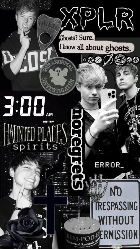 #samandcolby #samgolbach #colbybrock #paranormal #ghost #blackandwhite #youtube #art #wallpaper #like Paranormal Wallpaper, Colby Brock, Johnnie Guilbert, Sam And Colby, Hottest Guy Ever, Youtube Art, Colby, Cute Wallpaper Backgrounds, Art Wallpaper