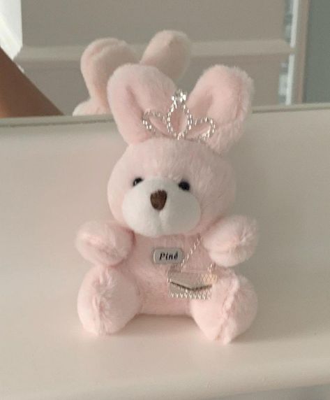 piné bunny tiara keyring, charm, bunnies, princess, pink Not Mine, Tiara, Crown, Dolls, Toys, Pink, Quick Saves