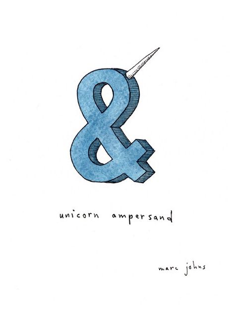 Marc Johns, Ampersand Sign, Magical Horses, Real Unicorn, Unicorn Magic, Fabric Photography, Unicorns And Mermaids, Calligraphy Letters, Awesome Things