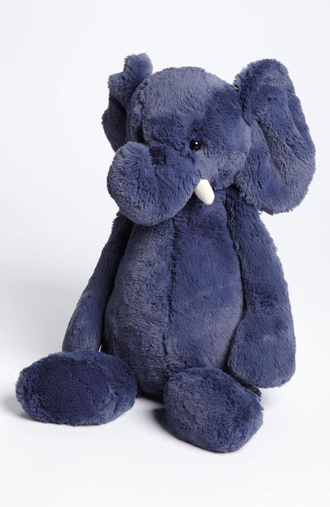 Stuffed Elephant, Jelly Cat, Jellycat Stuffed Animals, Large Stuffed Animals, Elephant Stuffed Animal, Stuffed Animal Cat, Elephant Love, Blue Elephants, Cute Stuffed Animals