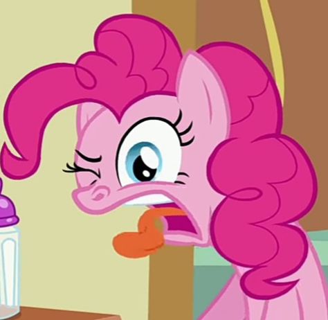 Pinkie Pie Reaction Pic, Mlp Reaction Pics, Pinkie Pie Funny, Pinkie Pie Aesthetic, My Little Pony Aesthetic, Pinkie Pie Icon, Pie Aesthetic, Pony Aesthetic, Pink Pie