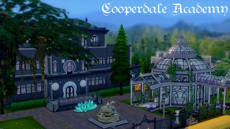 Cooperdale Academy | Patreon Cc Packs, Sims 4 Cc Packs, The Supernatural, History Class, The Secret Book, Magic School, Sims 4, Supernatural, High School