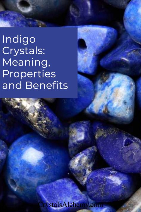 Indigo crystals are powerful stones for healing on both physical and spiritual levels. They can help you find your way to a higher plane of consciousness. #IndigoCrystals Indigo Crystals, Stones For Healing, Spiritual Levels, Crystals Meaning, Color Healing, Aura Cleansing, Psychic Attack, Crystals Healing Properties, Astral Travel