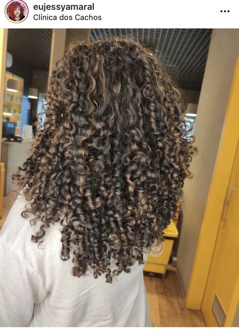 Curly Brown Balayage Hair, Brown Pintura Highlights Curly Hair, Mixed Curly Hair Highlights, Curly Lowlights, Black Hair With Brown Highlights Curly, Lowlights For Brunettes Curly Hair, Naturally Curly Hair Highlights Caramel, Balayage Curly Hair Natural Curls Dark Brown, Curly Highlights Caramel