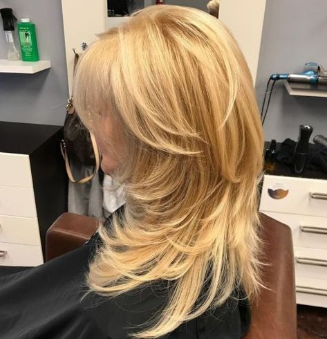 Long Layered Blonde Hairstyle Haircuts Ideas For Women, Layered Blonde, Layers Hairstyles, Long Shag Hairstyles, Long Shag Haircut, Long Shag, Blonde Hairstyle, Haircuts Ideas, Shaggy Haircuts