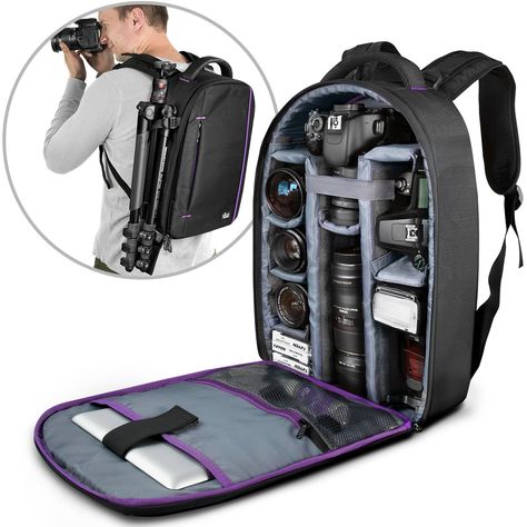 Amazon.com : DSLR Camera and Mirrorless Backpack Bag by Altura Photo for Camera and Lens (The Wanderer Series) : Electronics Photography Gear Accessories, Dslr Photography Tips, Photography Bags, Travel Camera, Camera Backpack, Dslr Photography, Photography Accessories, Photography Gear, Camera Gear