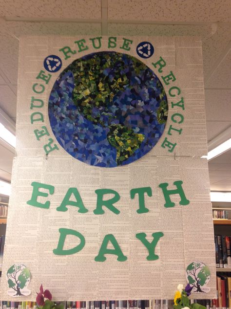 Earth Day   April 2017 Earth Day Library Display, Earth Day Display, Classroom Libraries, Library Programming, School Library Displays, Library Bulletin Board, Library Book Displays, Library Bulletin Boards, Book Displays