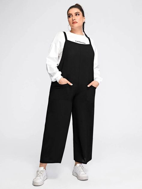 Plus Size Jumpsuit Outfit Casual, Overall Hijab, Jumpsuit Outfit Casual, Plus Size Jumpers, Jumper Pants, New In Fashion, Overall Jumpsuit, Organic Cotton Dress, Jumpsuit Outfit