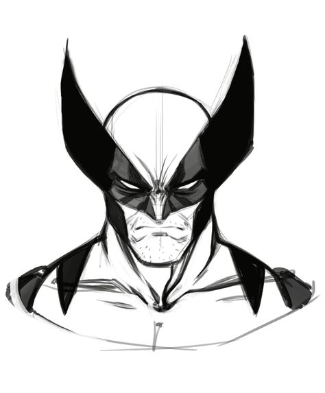 ArtStation - Wolverine, Amelia Vidal Wolverine Tattoo, Wolverine Comic Art, Marvel Art Drawings, Xmen Art, Deadpool Art, Wolverine Comic, Wolverine Art, Man Sketch, Marvel Drawings