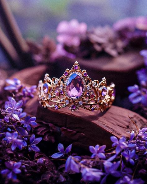 Rapunzel Ring, Rapunzel Crown, Fairytale Engagement Rings, Princess Tiara Ring, Tangled Jewelry, Rapunzel Wedding, Tangled Wedding, Fantasy Settings, Ice Powers