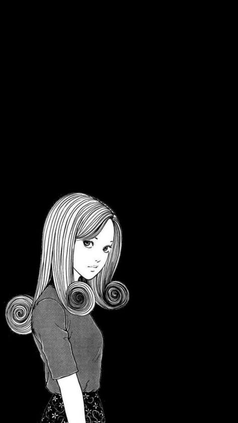 Uzumaki Wallpaper Junji Ito, Junji Ito Background, Junji Ito Wallpaper Iphone, Junji Ito Wallpaper, Uzumaki Wallpaper, Dark Zone, Macbook Air Wallpaper, Dark Black Wallpaper, Best Wallpaper Hd