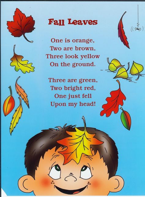 fall harvest poems for preschoolers | Blog Archive Fall Leaves Funny Picture Poems For Kids Harvest Poems, Autumn Preschool Theme, Infant Curriculum, Preschool Poems, November Bulletin Boards, Autumn Poems, Fall Songs, Poetry For Kids, Preschool Projects