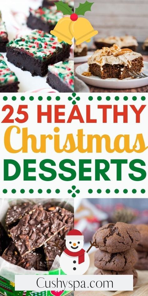 Healthy Christmas Treats Clean Eating, Low Cal Christmas Desserts, Healthy Holiday Desserts Christmas, Low Calorie Holiday Recipes, Healthier Christmas Desserts, Low Cal Christmas Treats, Christmas Dessert Healthy, Low Sugar Christmas Desserts, Healthy Christmas Deserts