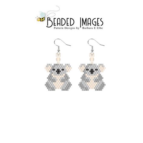 Seed Bead Art, Stitch Earrings, Beaded Earring, Brick Stitch Pattern, Beaded Earrings Patterns, Beaded Animals, Beading Projects, Delica Beads, Cute Little Things