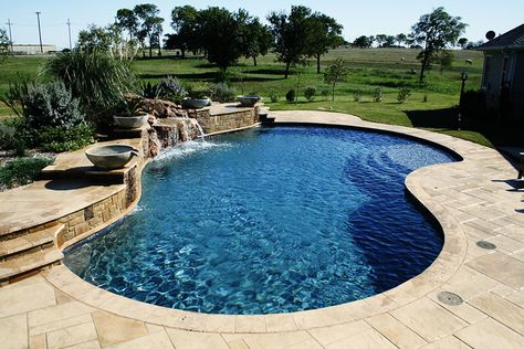 gp1 Poolside Ideas, Pool Retaining Wall, Free Form Pools, Spas Outdoor, Desert Scape, Pools Ideas, Wall Ledge, Dream Backyard Pool, Freeform Pools