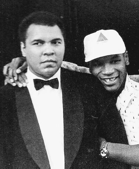 Two Muslim Boxers: Ali and Tyson Mike Tyson And Muhammad Ali, James Toney, Mohamad Ali, Archie Moore, Sugar Ray Robinson, Roy Jones Jr, Roberto Durán, Iron Mike, Muhammed Ali