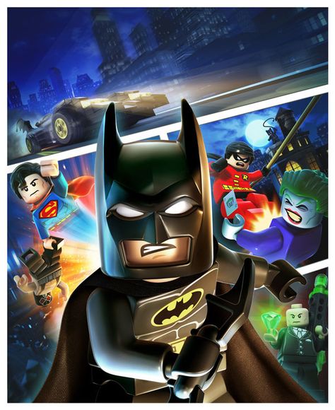 Lego Batman Wallpaper, Nightwing Wallpaper, Batman Game, Lego Tattoo, Lego Batman Birthday, Lego Batman 2, Bat Joker, Batman Games, Games For Pc