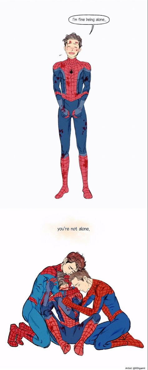 Tom Holland Spiderman Fanart, Spiderman Fanart Tom Holland, Andrew Garfield Spiderman Fanart, Spider Man Party Ideas, Unstoppable Song, Aesthetic Cartoon Art, Peter Parker Fanart, Andrew Garfield Tom Holland, Pfp Marvel