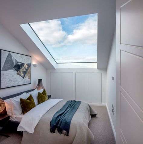 Interrobang converts London's landmark Hoover Building into apartments Hoover Building, Glass Skylight, Building Renovation, Sky Light, Sanctuary Bedroom, Roof Window, Residential Apartments, London Apartment, Luxury Apartment