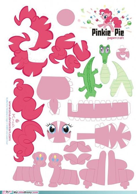 My Little Pony paper dolls!  - These are just too cute. My Little Pony Birthday Party, Little Pony Birthday Party, My Little Pony Party, Paper Toys Template, Pony Birthday, Paper Doll Template, Pony Party, Paper Toy, 3d Paper Crafts