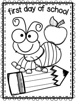 Enjoy! First Day Of Kindergarten Worksheets, First Day Of Preschool Coloring Sheet, First Day Of School Coloring Page Preschool, Back To School Theme Preschool Crafts, First Day Of Preschool Coloring Page, First Day Of School Coloring Sheet, First Day Coloring Sheet, First Day Of School Worksheets Preschool, Back To School Arts And Crafts Preschool