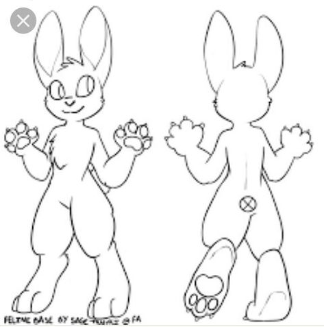 Bunny Drawing, Body Base Drawing, Art Base, Art Tutorials Drawing, Anime Poses Reference, Drawing Base, Drawing Reference Poses, Online Gallery, Art Drawings Sketches