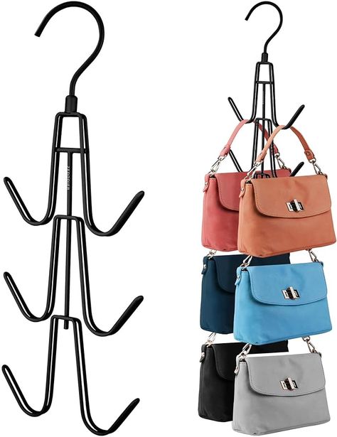 Backpack Rack, Bags Hanger, Organizer For Closet, Handbag Holder, Bag Rack, Handbag Hanger, Space Saving Hangers, Purse Hanger, Handbag Storage