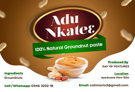 Groundnut Paste Label Design, Chip Bowl, Labels Design, Media Poster, Medical Photos, Bottle Label Design, Business Flyers, Ads Design, Graphic Design Flyer